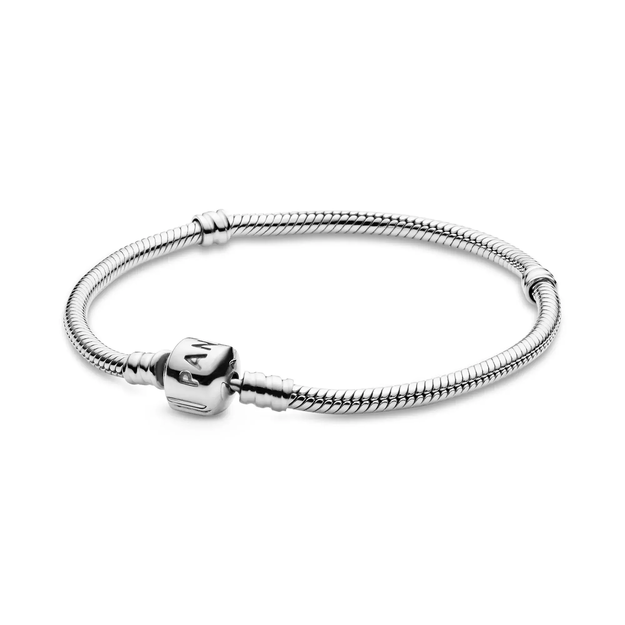 Pandora Barrel Clasp Silver Chain Bracelet