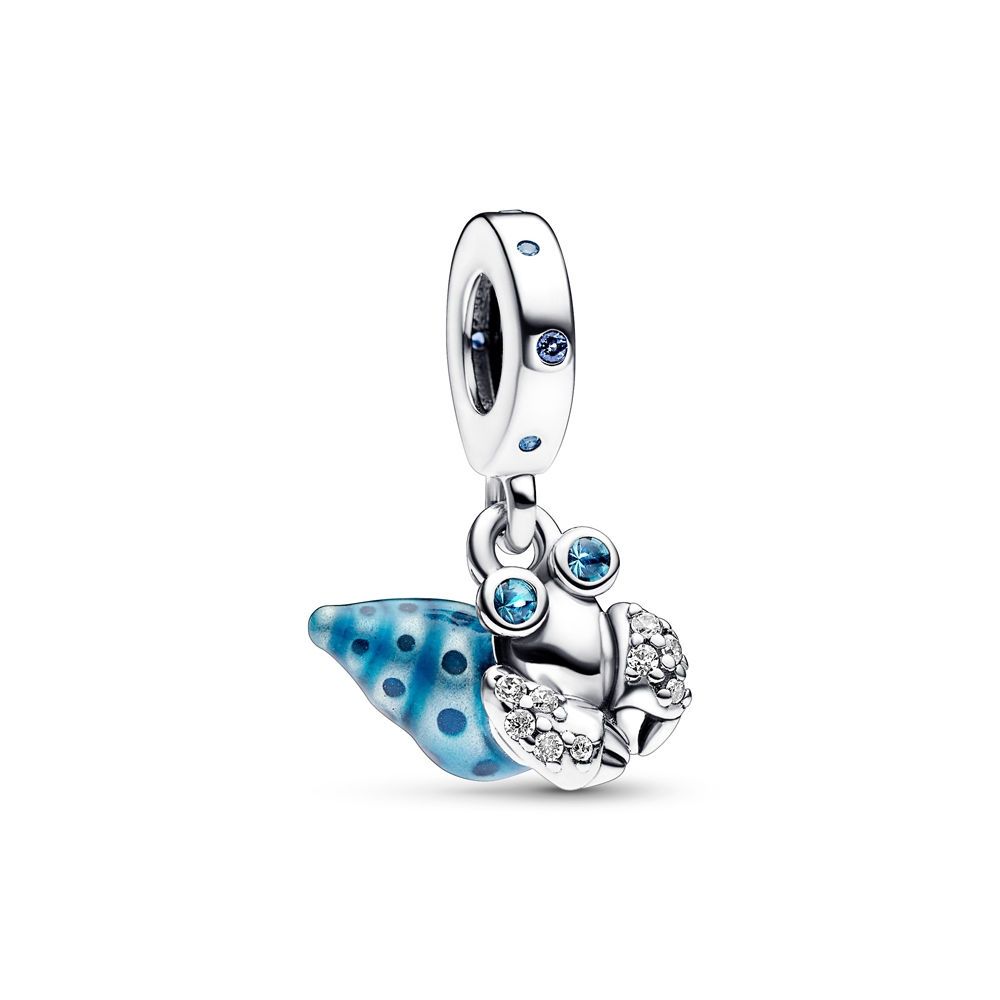 Pandora Blue Glow-in-the-Dark Hermit Crab Dangle Charm