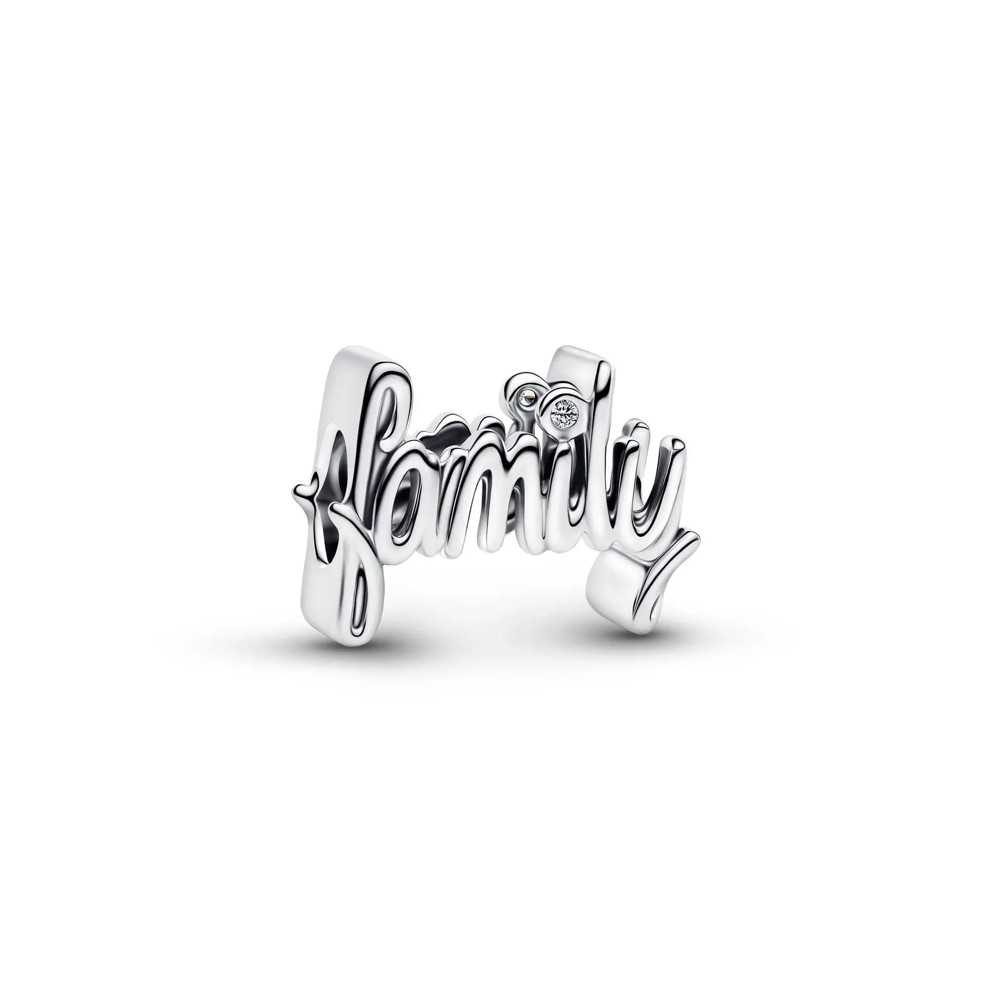 Pandora Handwritten Family Silver Charm