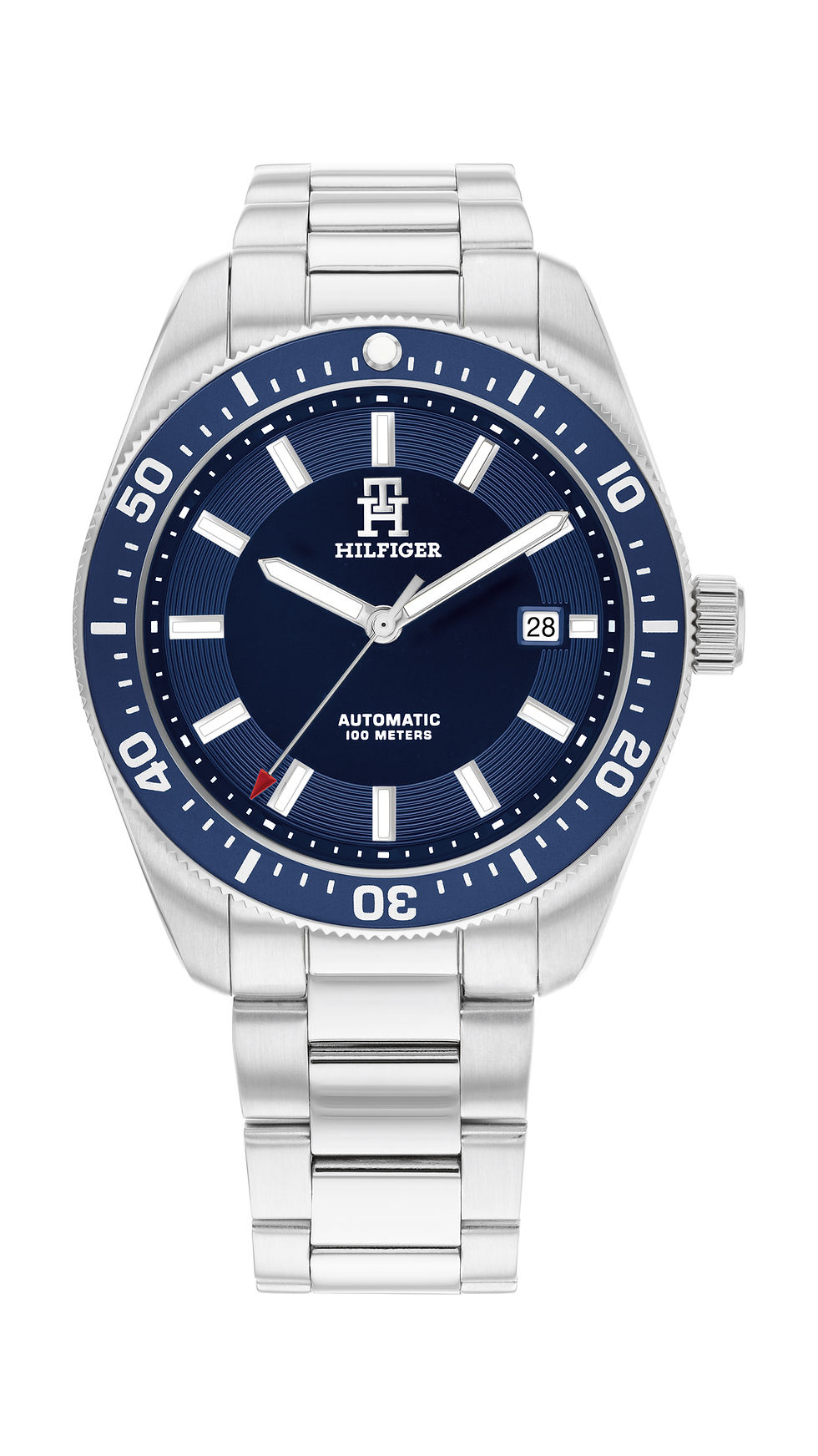 Tommy Hilfiger TH85 Automatic Blue Dial Bracelet Men's Watch 1710591
