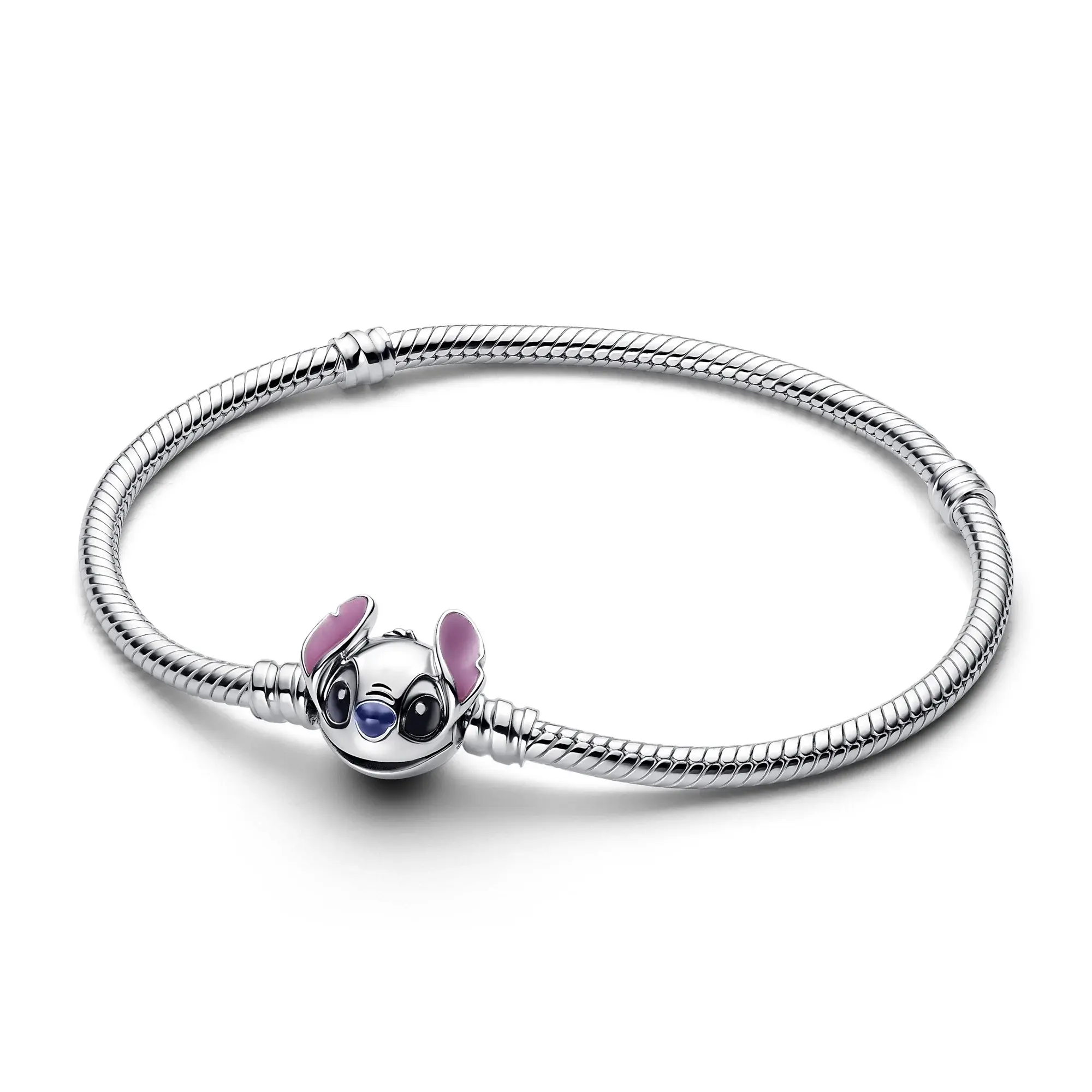 Pandora Disney Stitch Clasp Silver Chain Bracelet
