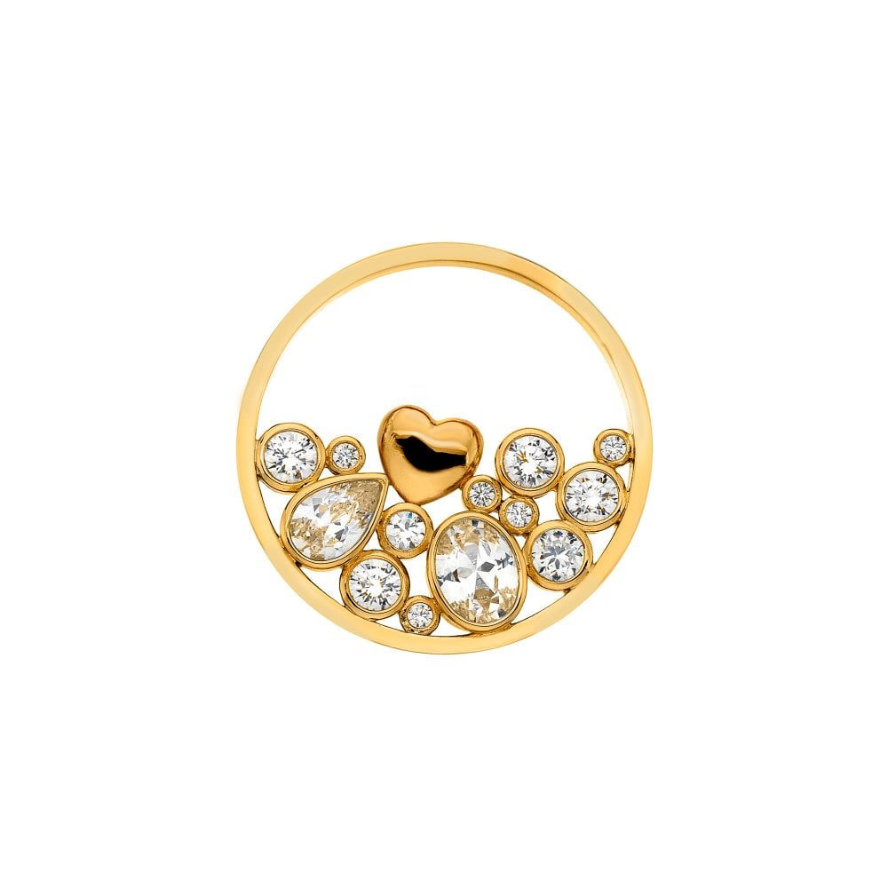 Emozioni by Hot Diamonds Spirito Libero Heart Gold Tone Coin