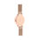 Thumbnail: Olivia Burton White Dial Rose Gold Mesh Watch - OB16MDW01