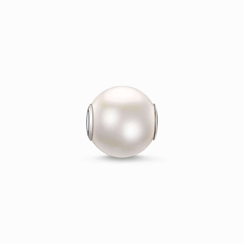 Thomas Sabo Sterling Silver Karma Large Pearl Bead