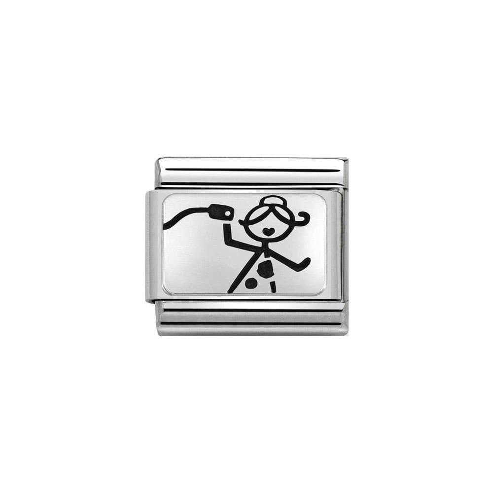 Nomination Classic Silvershine Friend (right side) Charm Link