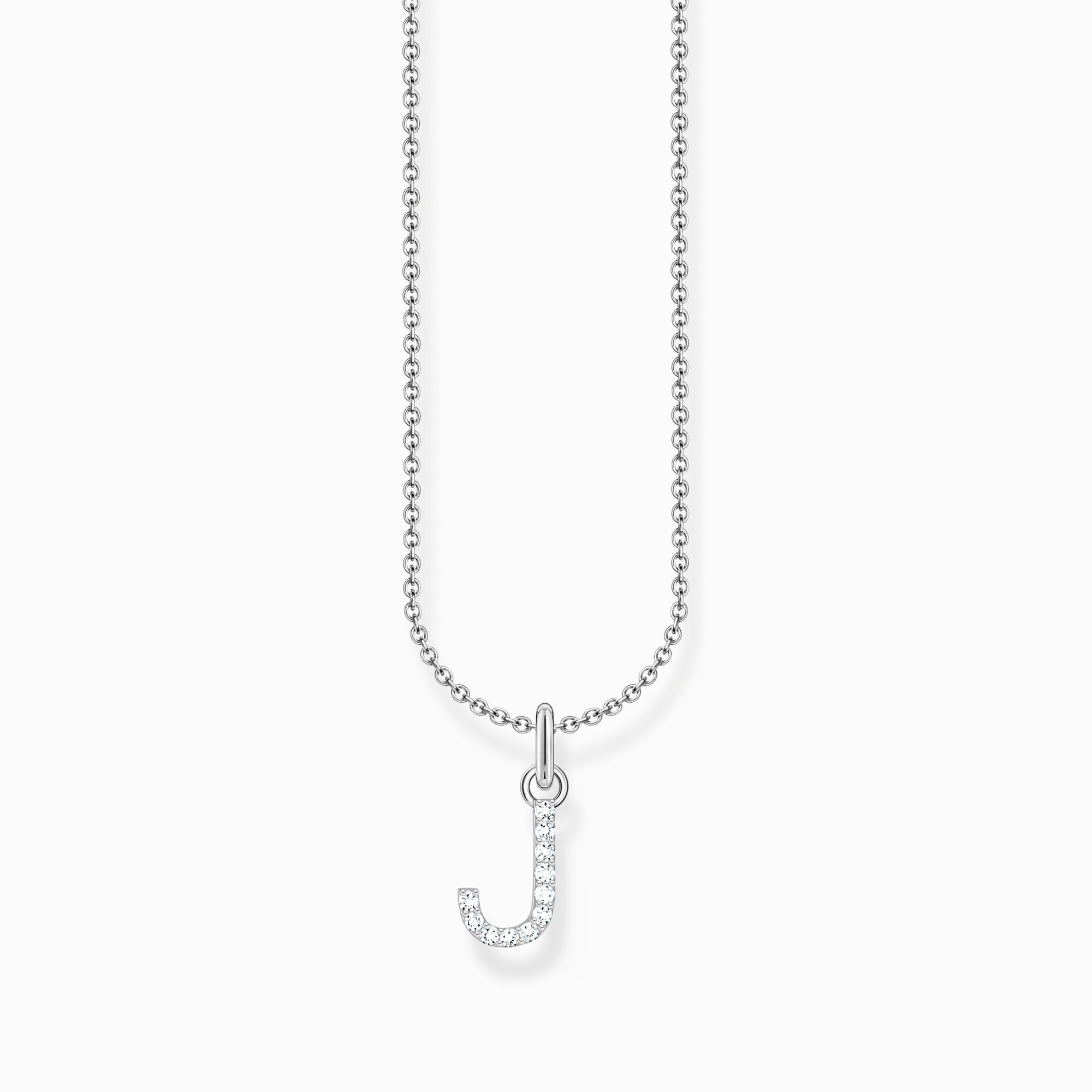 Thomas Sabo Silver and Yellow Gold tone Initial J Necklace