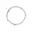 Thumbnail: ChloBo Silver Multi Inset Stars Bracelet - Layering