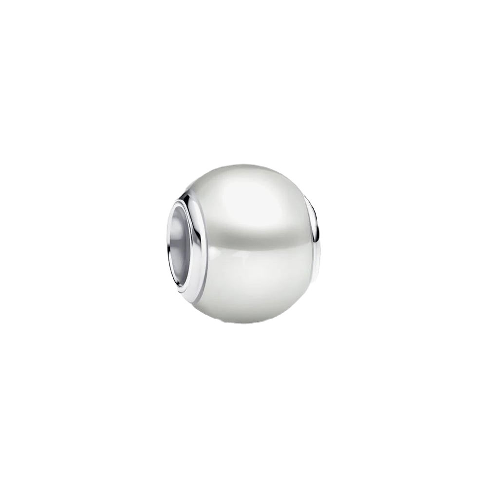 Pandora White Pearl Inspired Round Charm