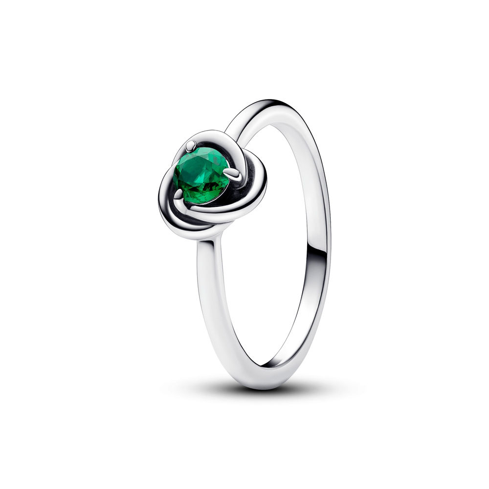 Pandora May Birthstone Eternity Circle Silver Ring