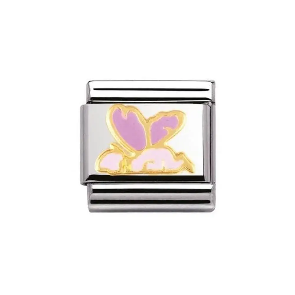 Nomination Gold Classic Pink Baby Fairy Charm Link