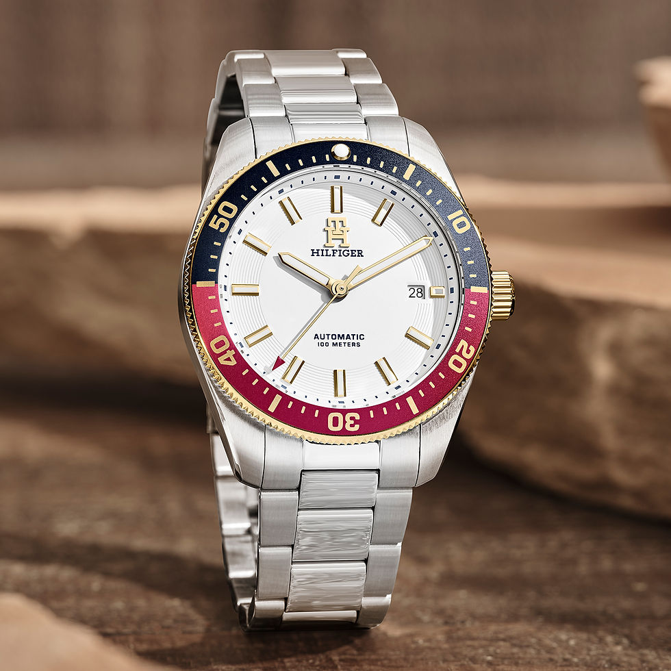 Thumbnail: Tommy Hilfiger TH85 Automatic Bracelet Men's Watch 1710551