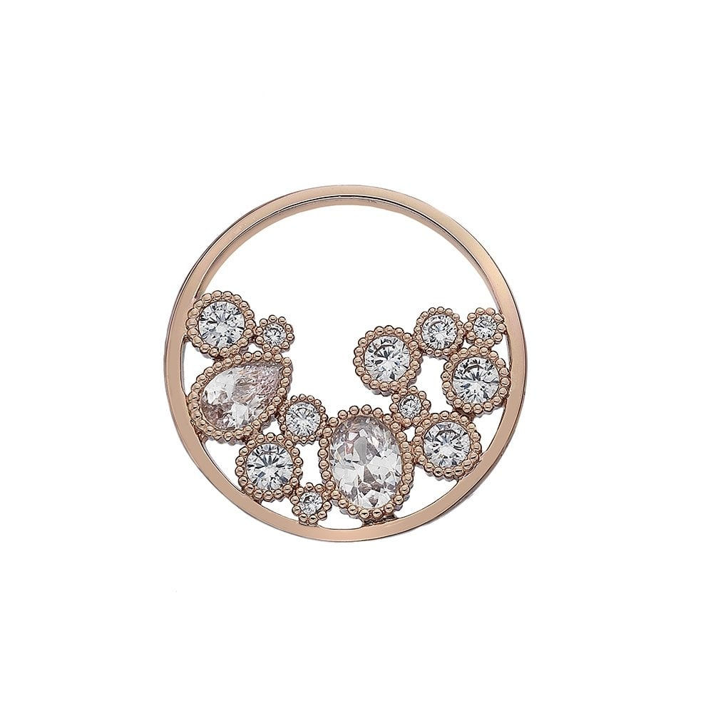 Emozioni by Hot Diamonds Spirito Libero Freedom Rose Gold CZ Coin