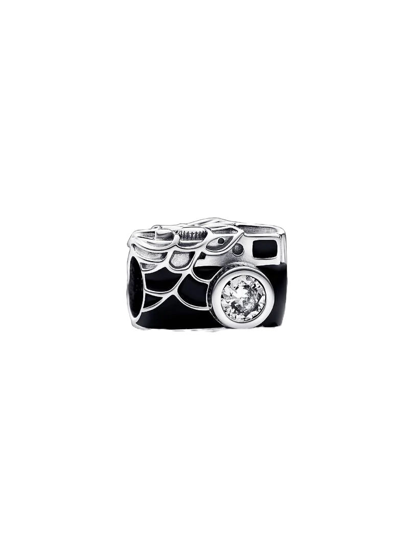 Pandora Marvel Spiderman Selfie Camera Silver Charm