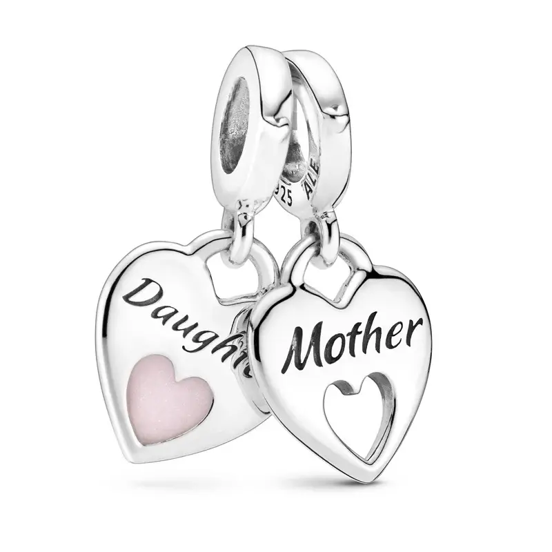 Pandora Mother Daughter Splittable Double Dangle Charm