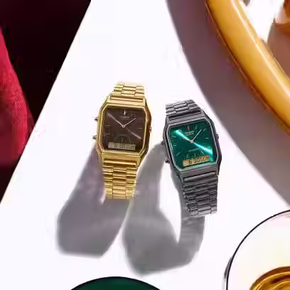 Thumbnail: Casio Digital Analogue Edgy Watch AQ-230EGG-3AEF