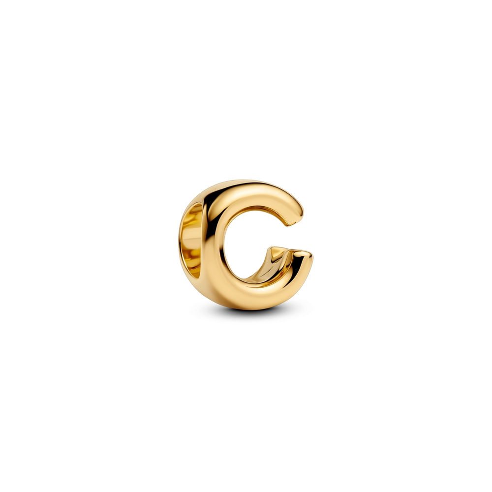 Pandora Alphabet Letter C Gold Plated Charm
