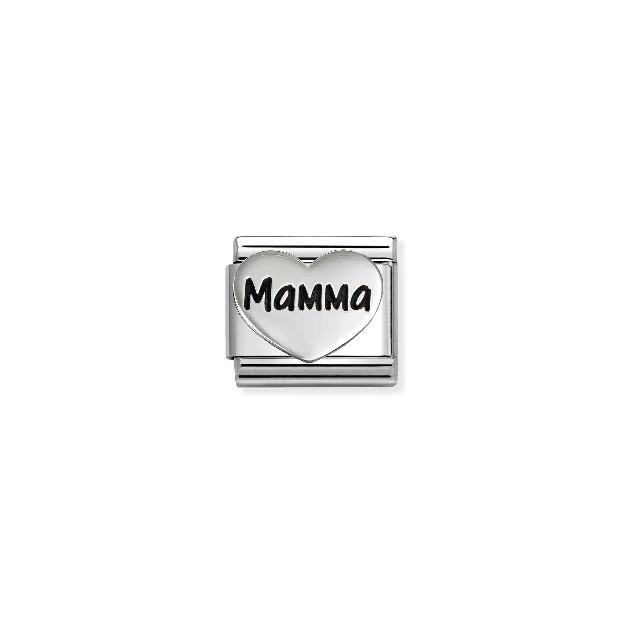 Nomination Classic Link Mamma Heart Silvershine