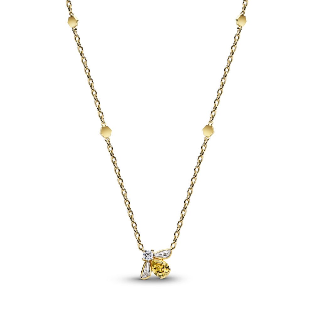 Pandora Gold Plated Mini Honey Bee Necklace