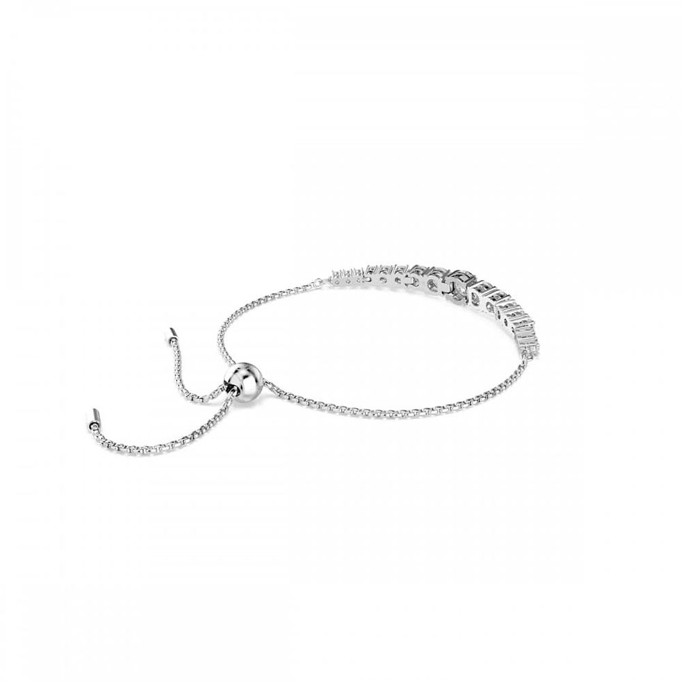 Thumbnail: Swarovski Matrix Gradient Tennis Adjustable Slider Bracelet