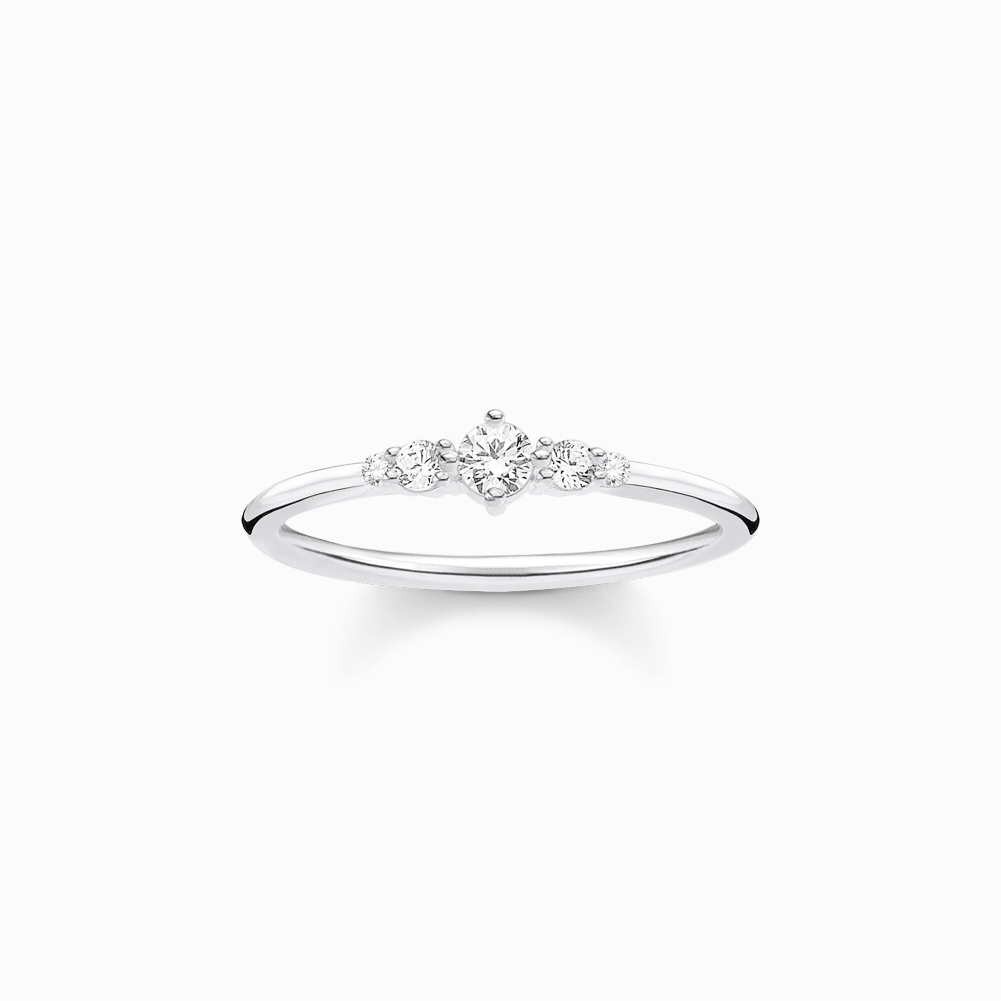 Thomas Sabo Silver Vintage Clear CZ Ring