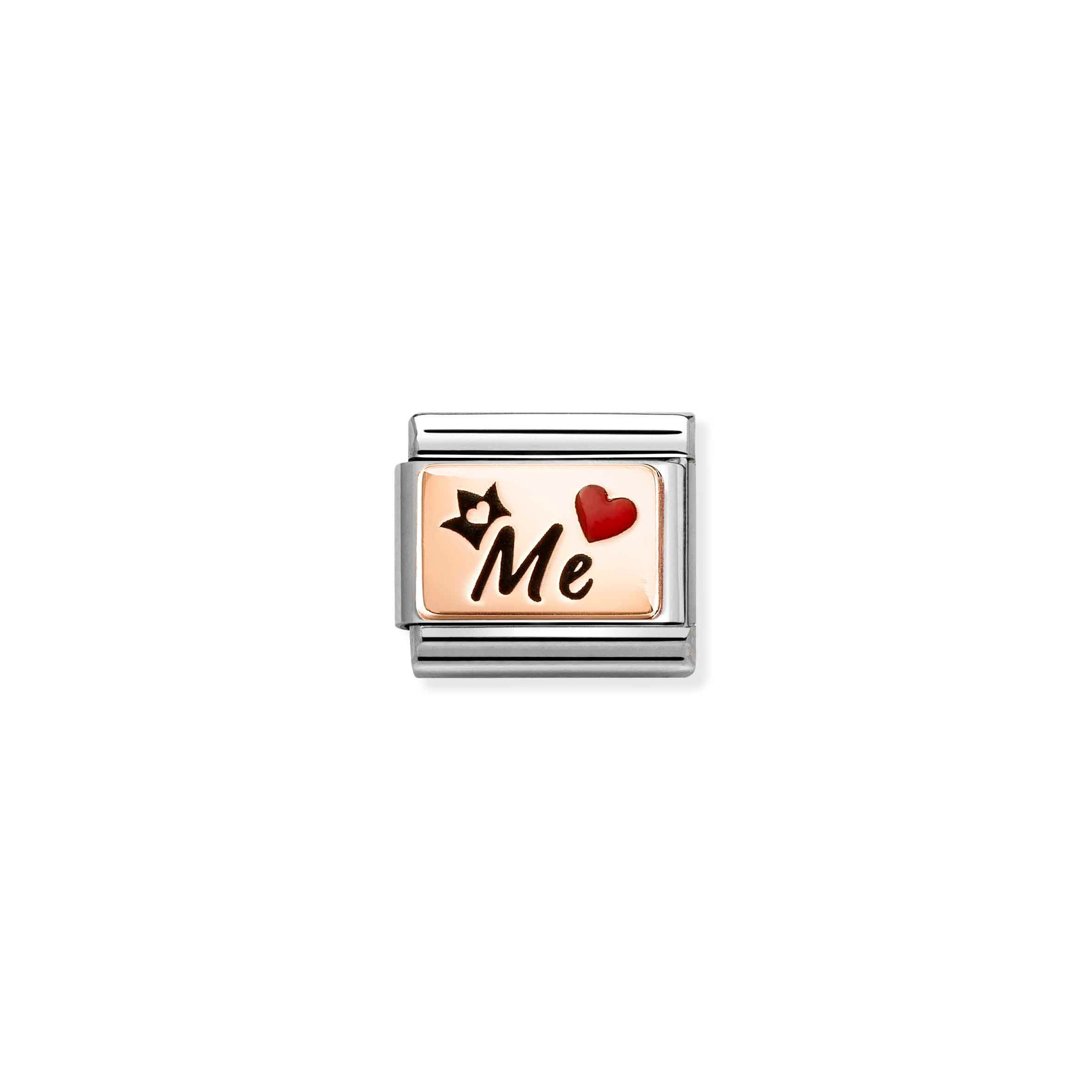 Nomination Classic Link Me, Heart and Crown Rose Gold