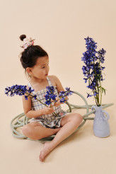 Thumbnail: Malika Camisole, Blue River Checks - Louise Misha