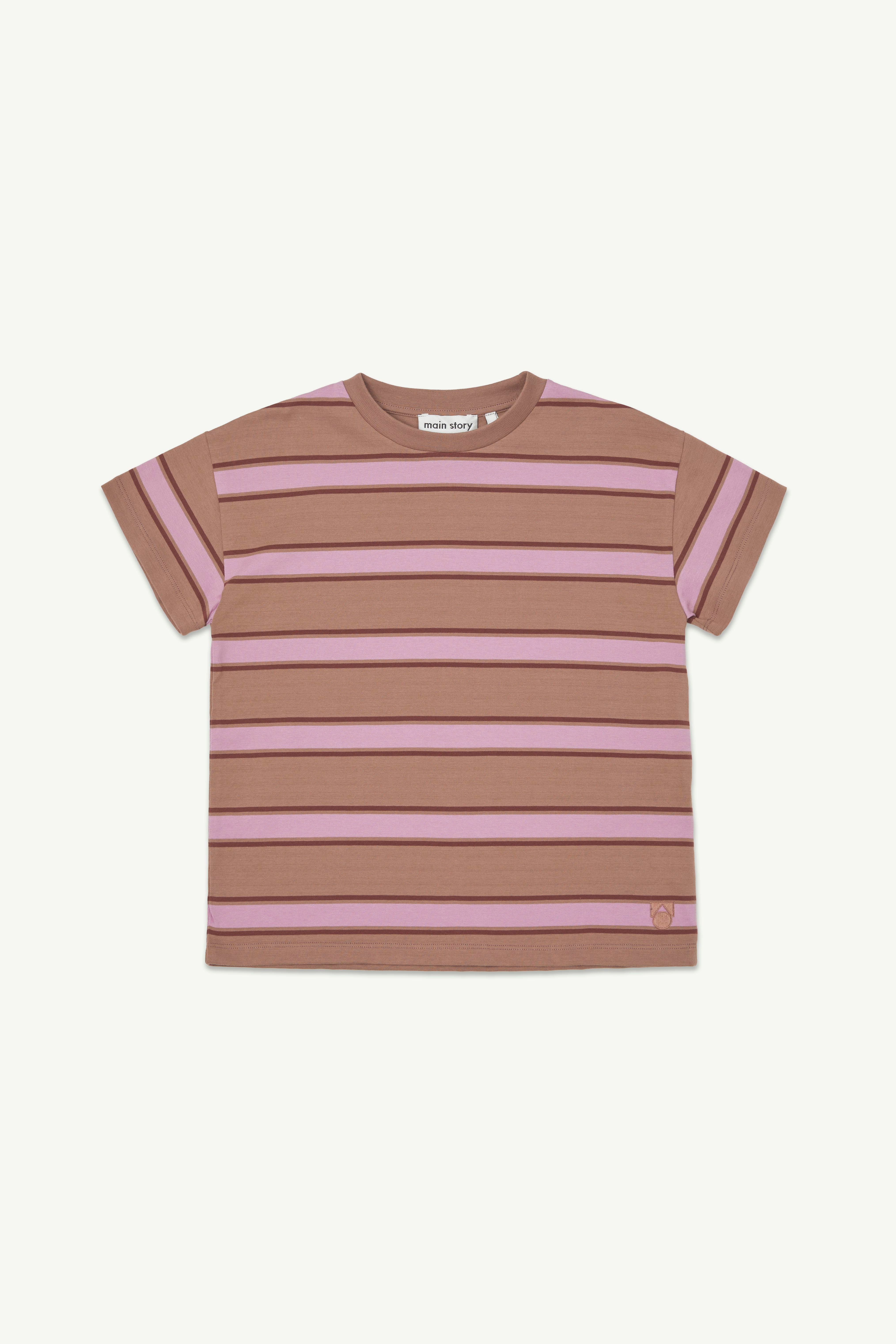 Loose Tee, Burlwood Stripe - Main Story