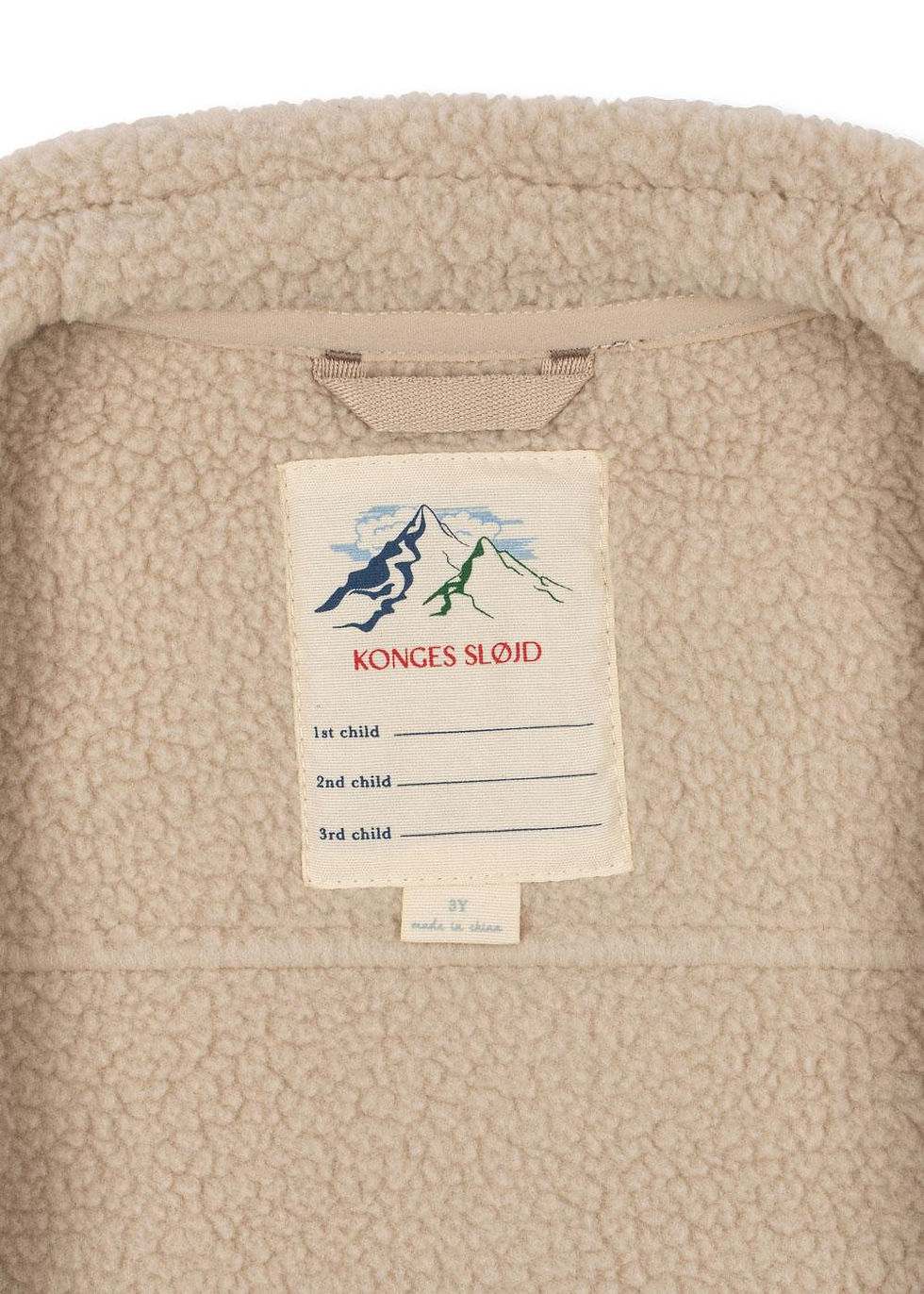 Thumbnail: Flynn Fleece Jacket, Oxford Tan - Konges Sløjd