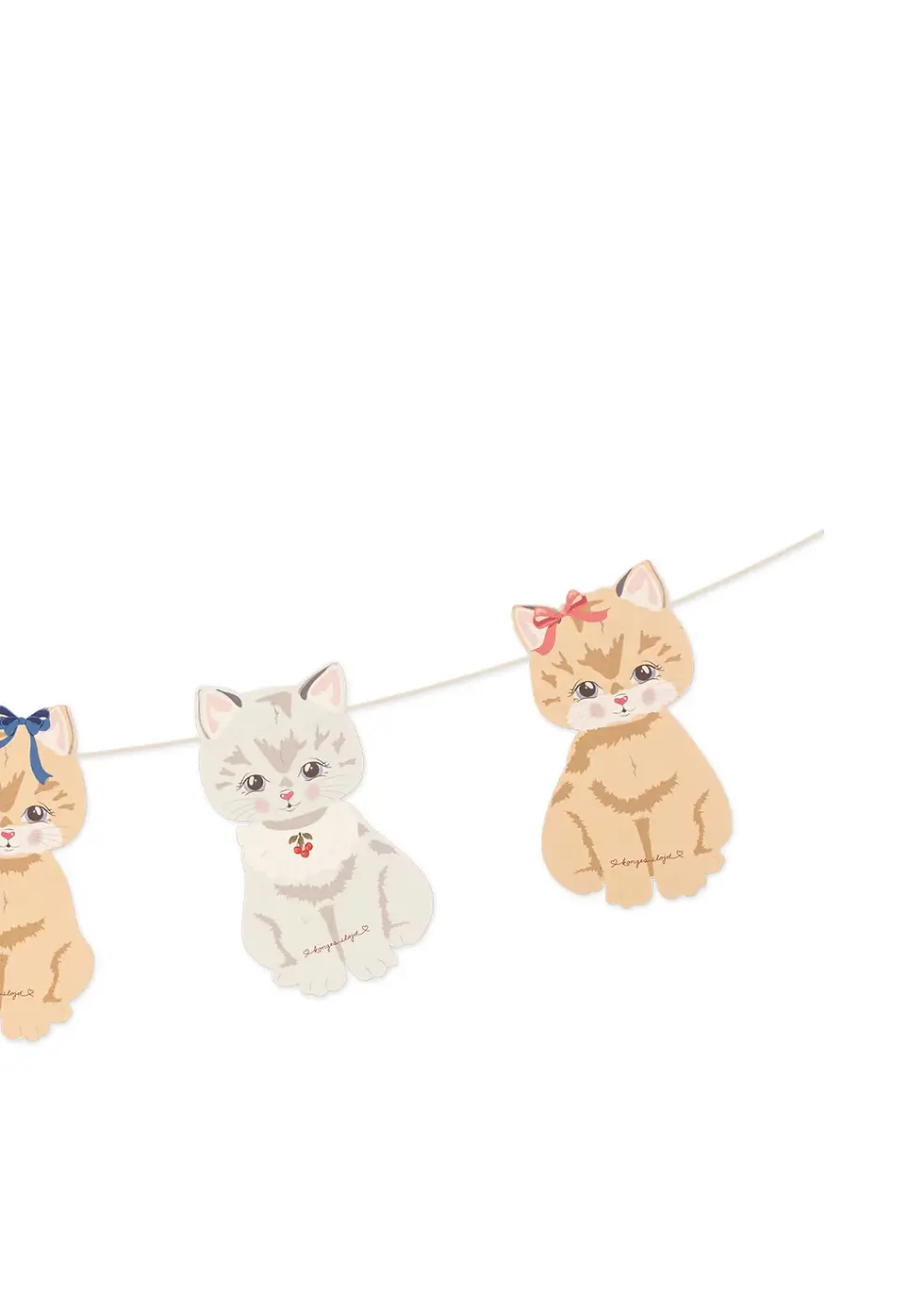 Thumbnail: Cutie Garland, Cat - Konges Sløjd