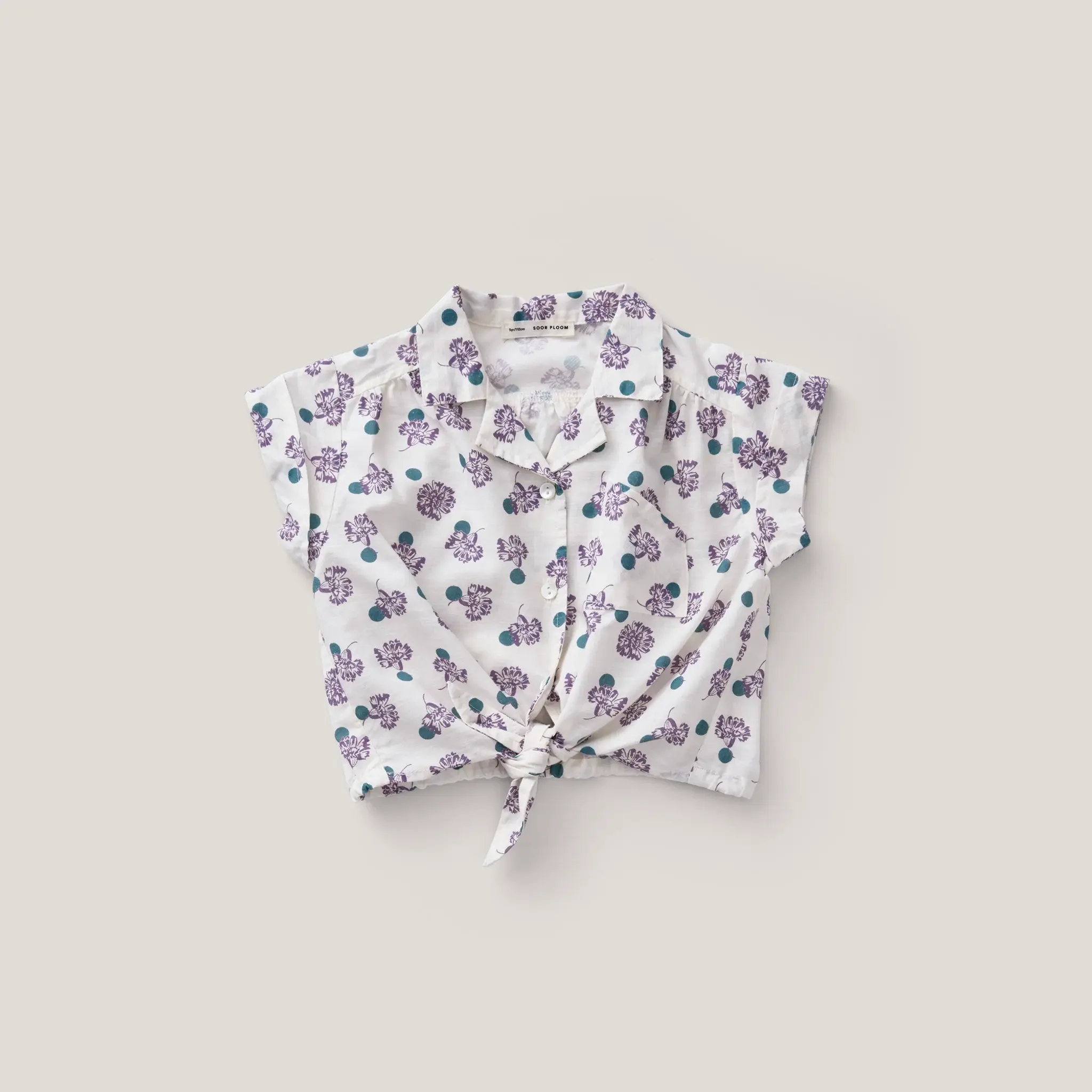 Loli Blouse, Carnation Print, Pansy - Soor Ploom