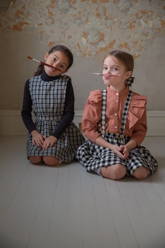 Tippi Pinafore, School Plaid - Soor Ploom | Hello1234
