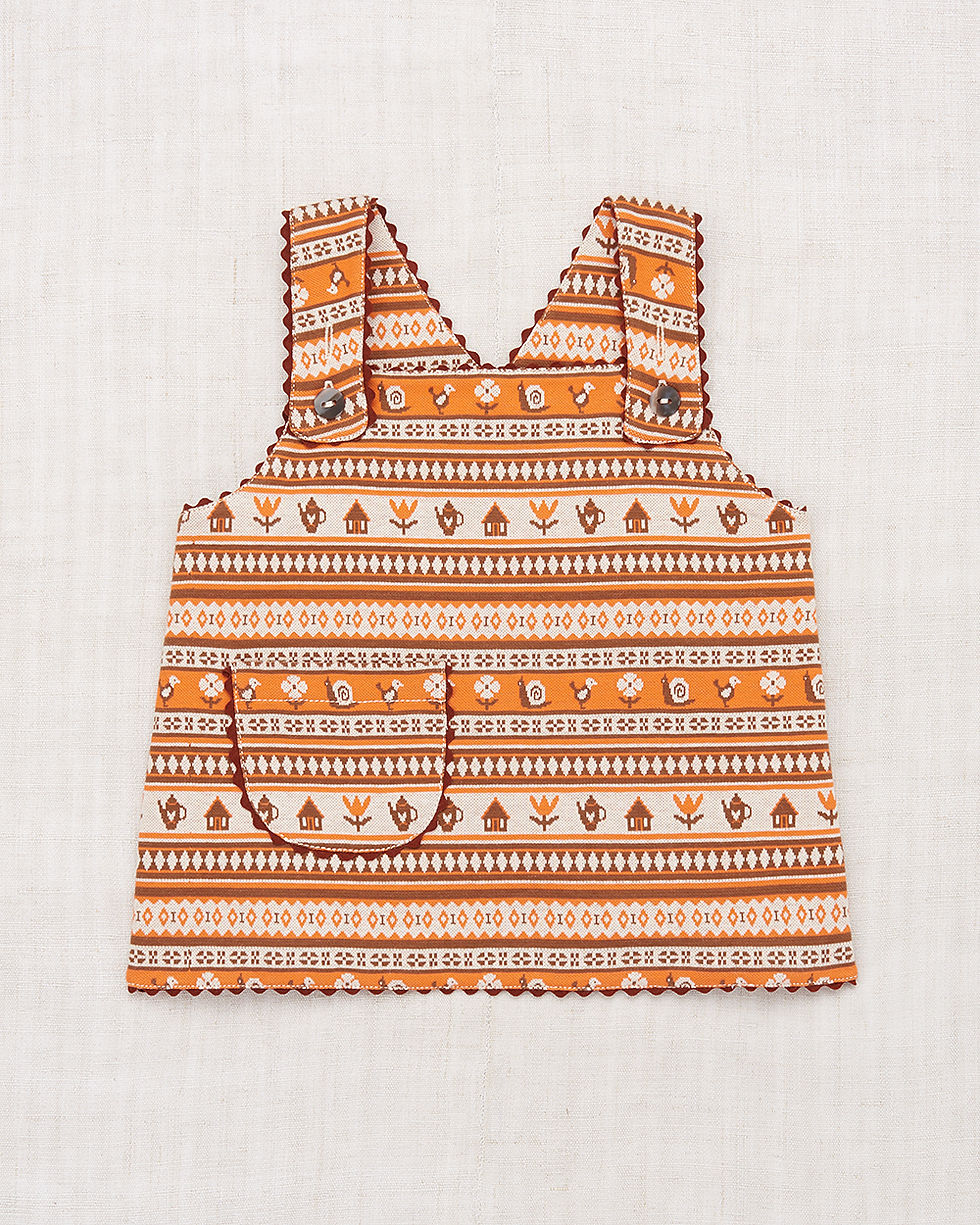 Apron Top ,Dacha Stripe - Misha & Puff