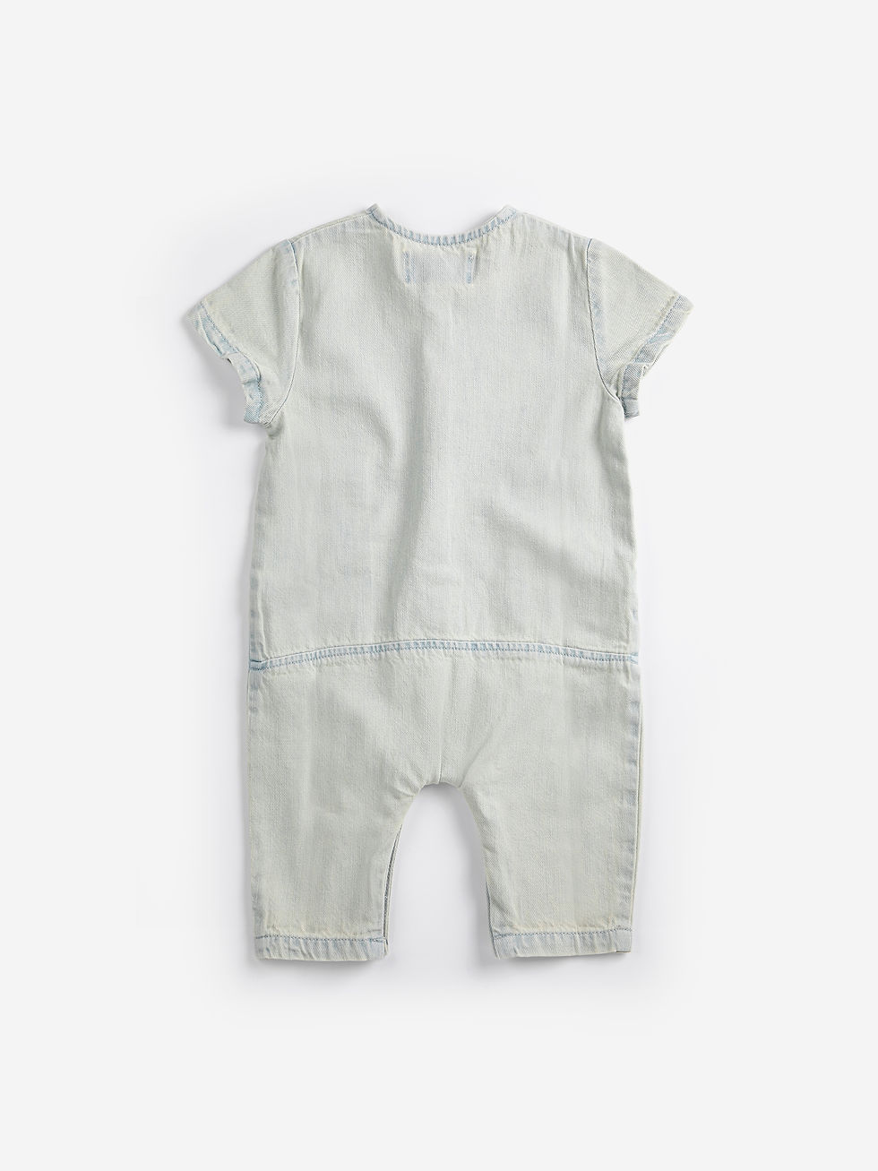 Thumbnail: Baby Mr Pickles All Over Denim Overall - Bobo Choses