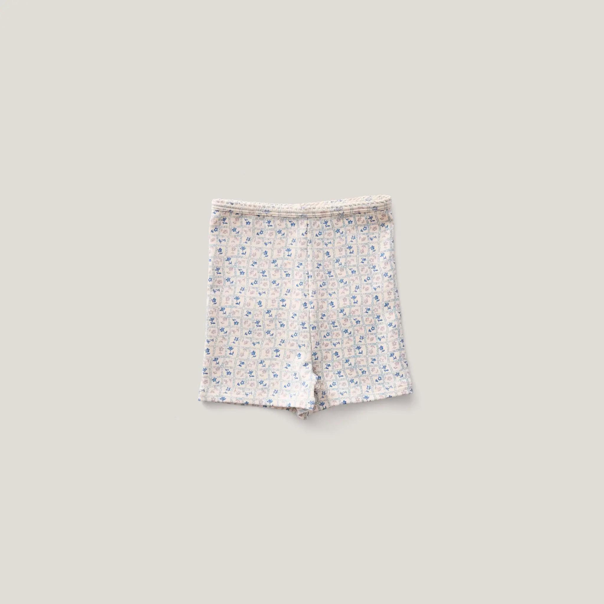 Shortie, Flower Press Print, Azul - Soor Ploom