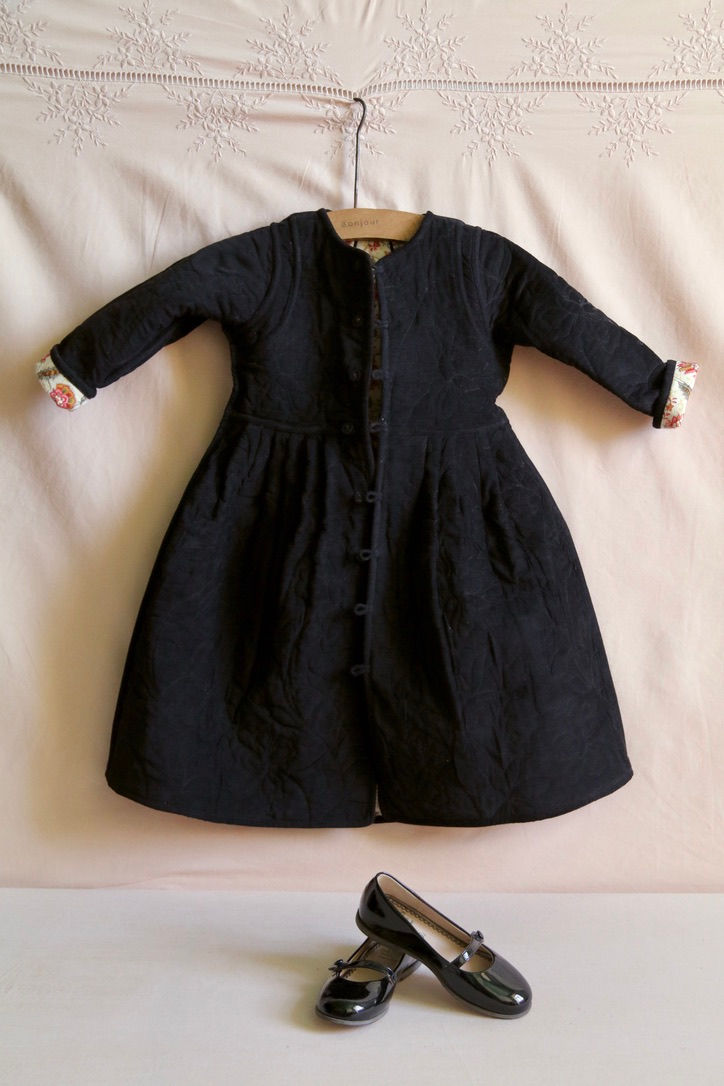 Thumbnail: Reversible Dress Coat, Aline Print  - Bonjour Diary