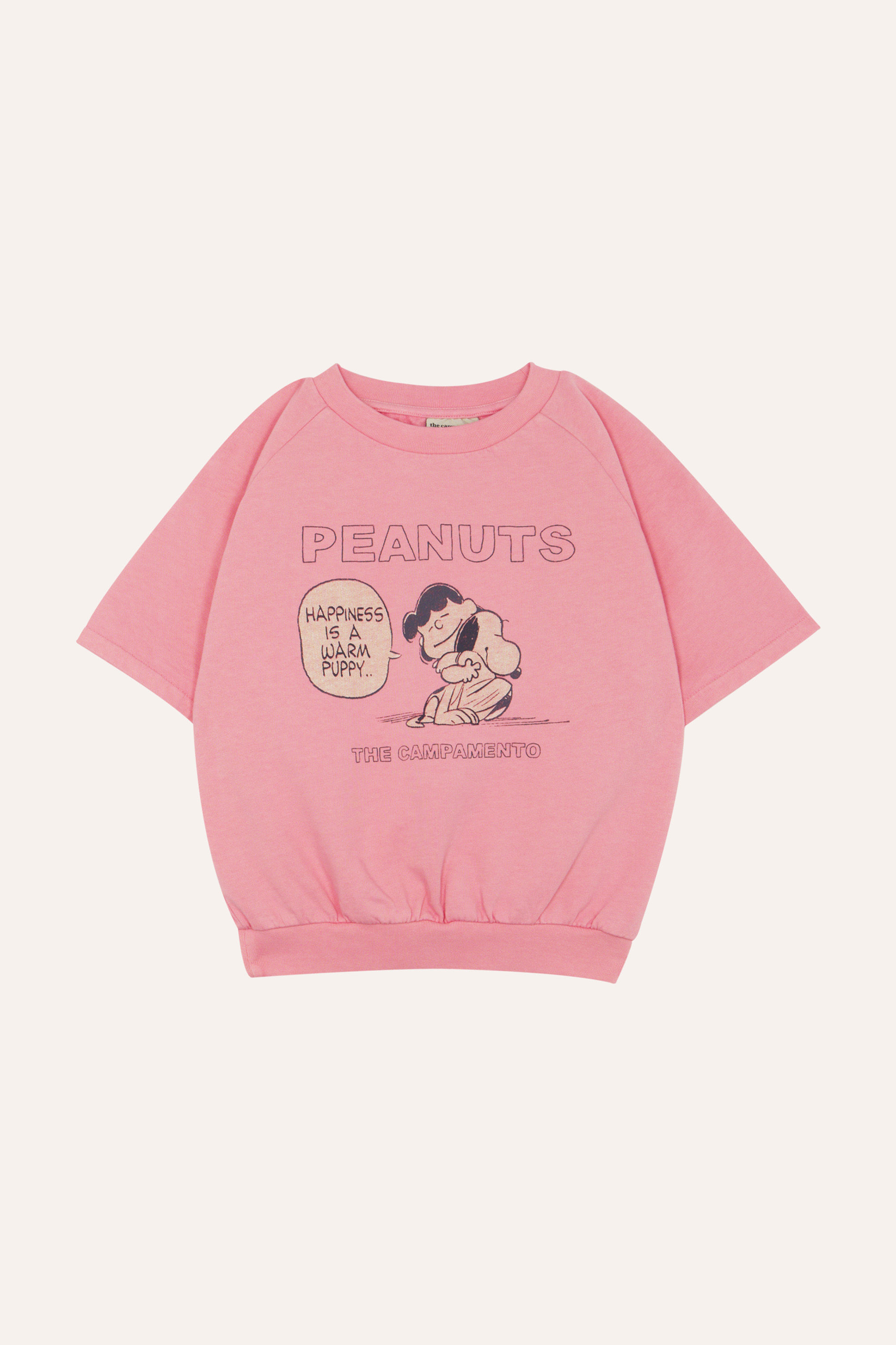 Lucy and Snoopy Sweatshirt, Pink - The Campamento