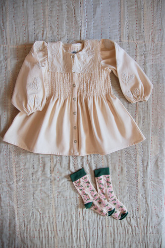 Denim Tunic, Ivory - Bonjour Diary | Hello1234