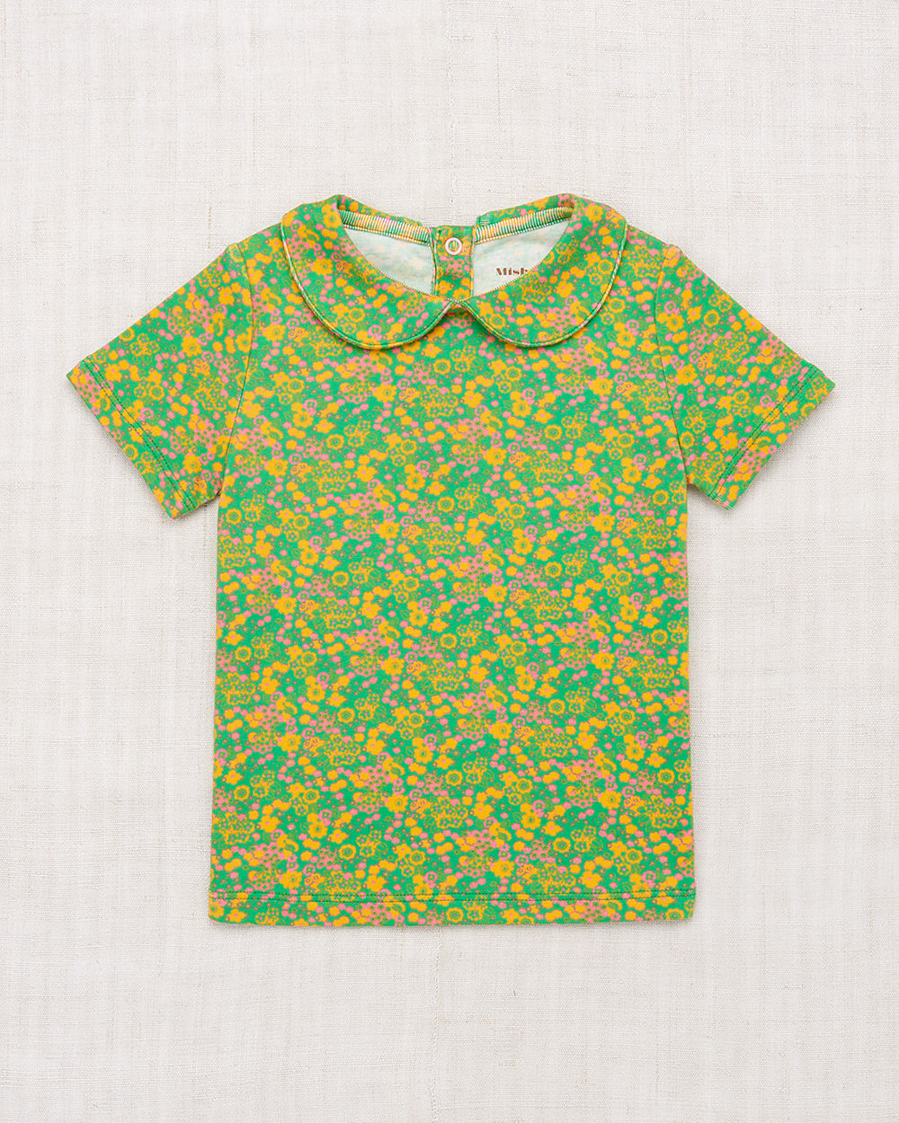 Collar Tee, Clover Tisbury Garden - Misha & Puff