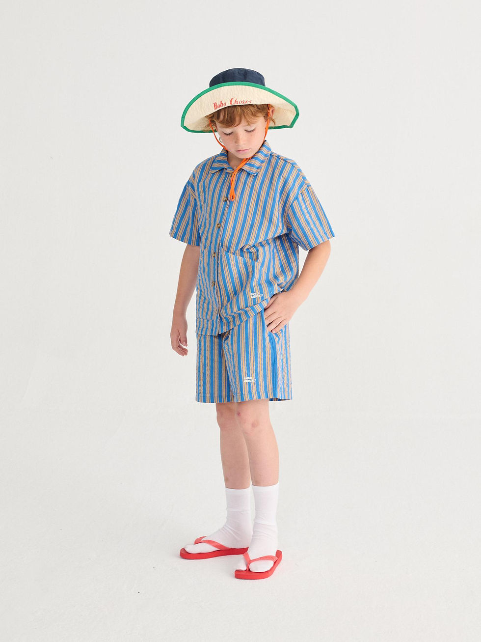 Thumbnail: Bobo Choses Navy Bucket Hat - Bobo Choses