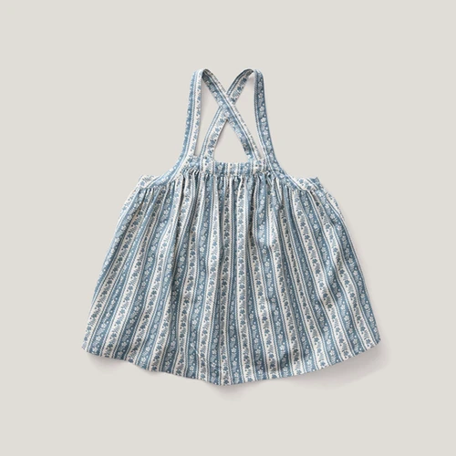 【soor ploom】eloise-pinafore 3y 98㎝ Eloise Pinafore, Lattice Print, Azul - Soor Ploom | Hello1234