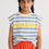 Thumbnail: Modern Striped Sleeveless T-shirt - Bobo Choses