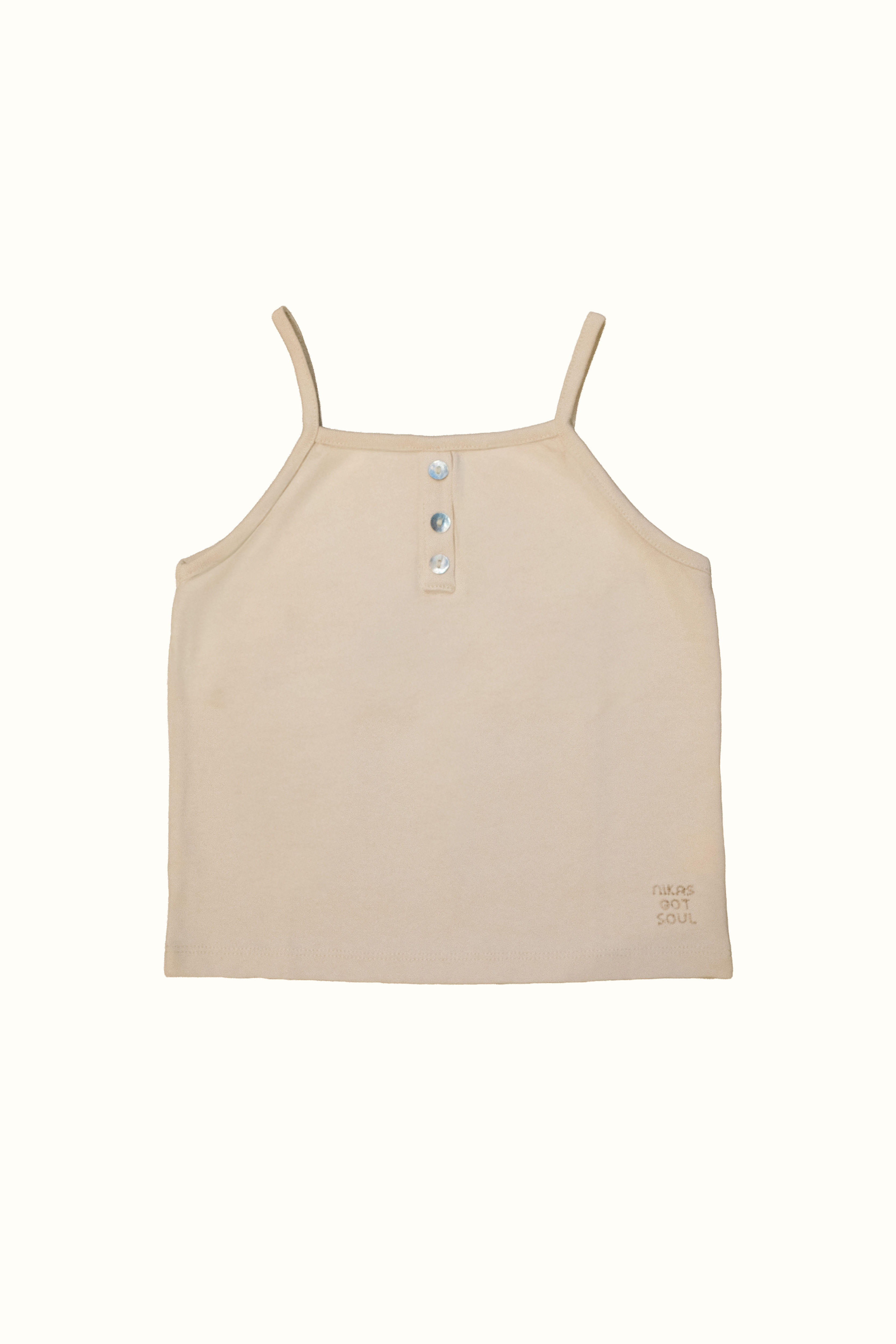 Breeze Tank Top, Beige - Nika's Got Soul