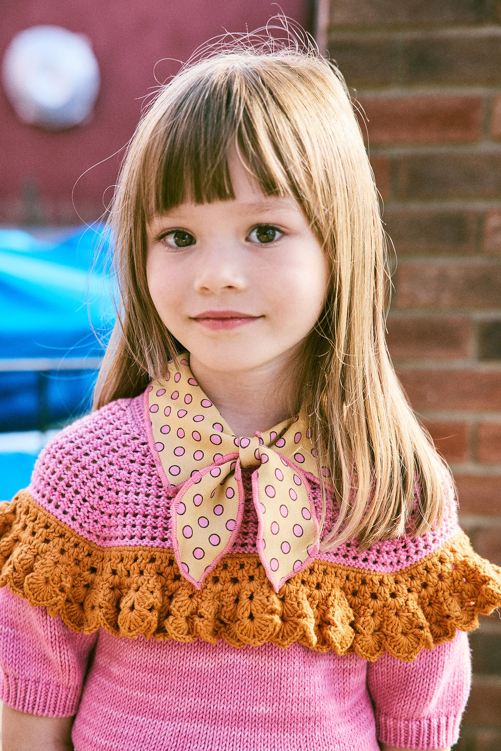 Thumbnail: Junior Scout Dress, Root Ben-Day Dots - Misha&Puff