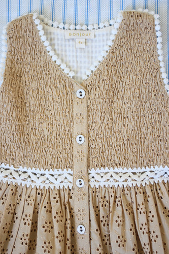 Ibiza Dress , honey english embroidery - Bonjour Diary
