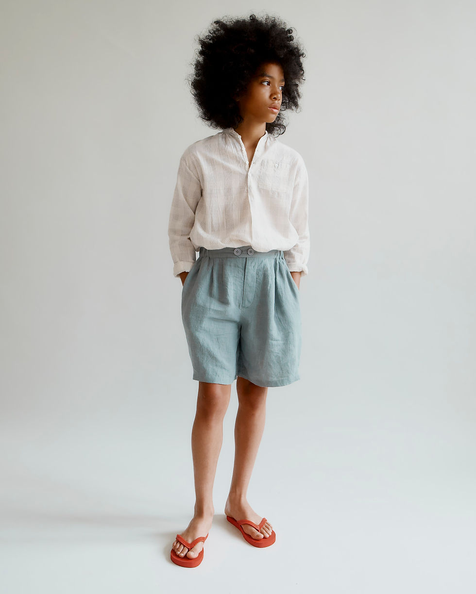 Thumbnail: Tarra shorts, Green - Caramel
