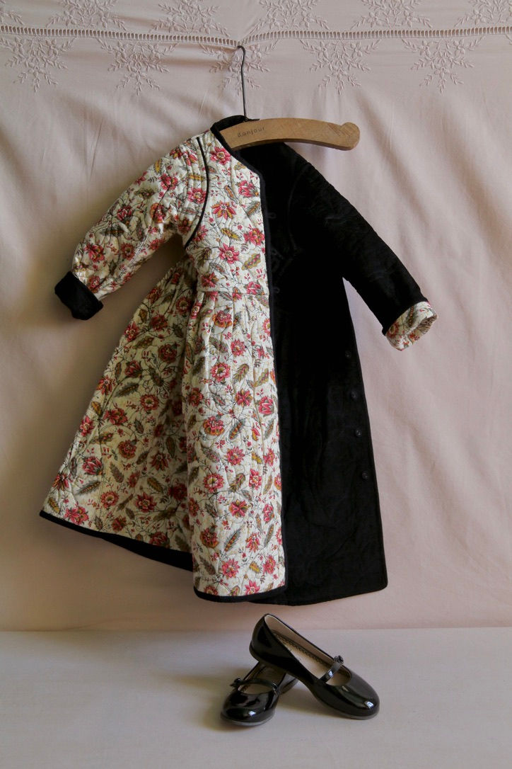 Thumbnail: Reversible Dress Coat, Aline Print  - Bonjour Diary