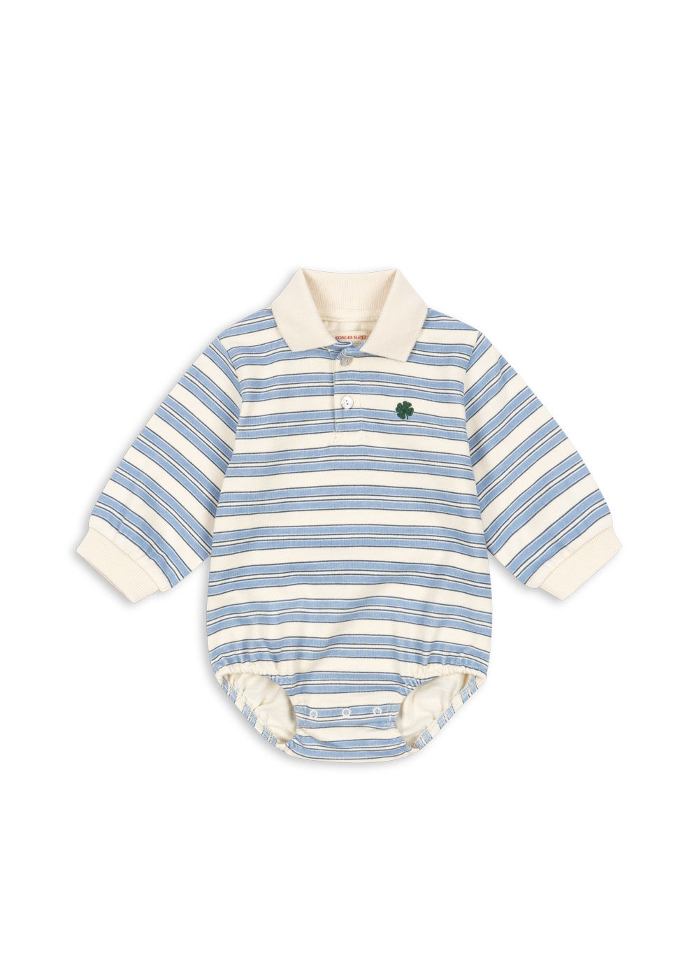 Spotty Romper, Stripe Ciel - Konges Sløjd