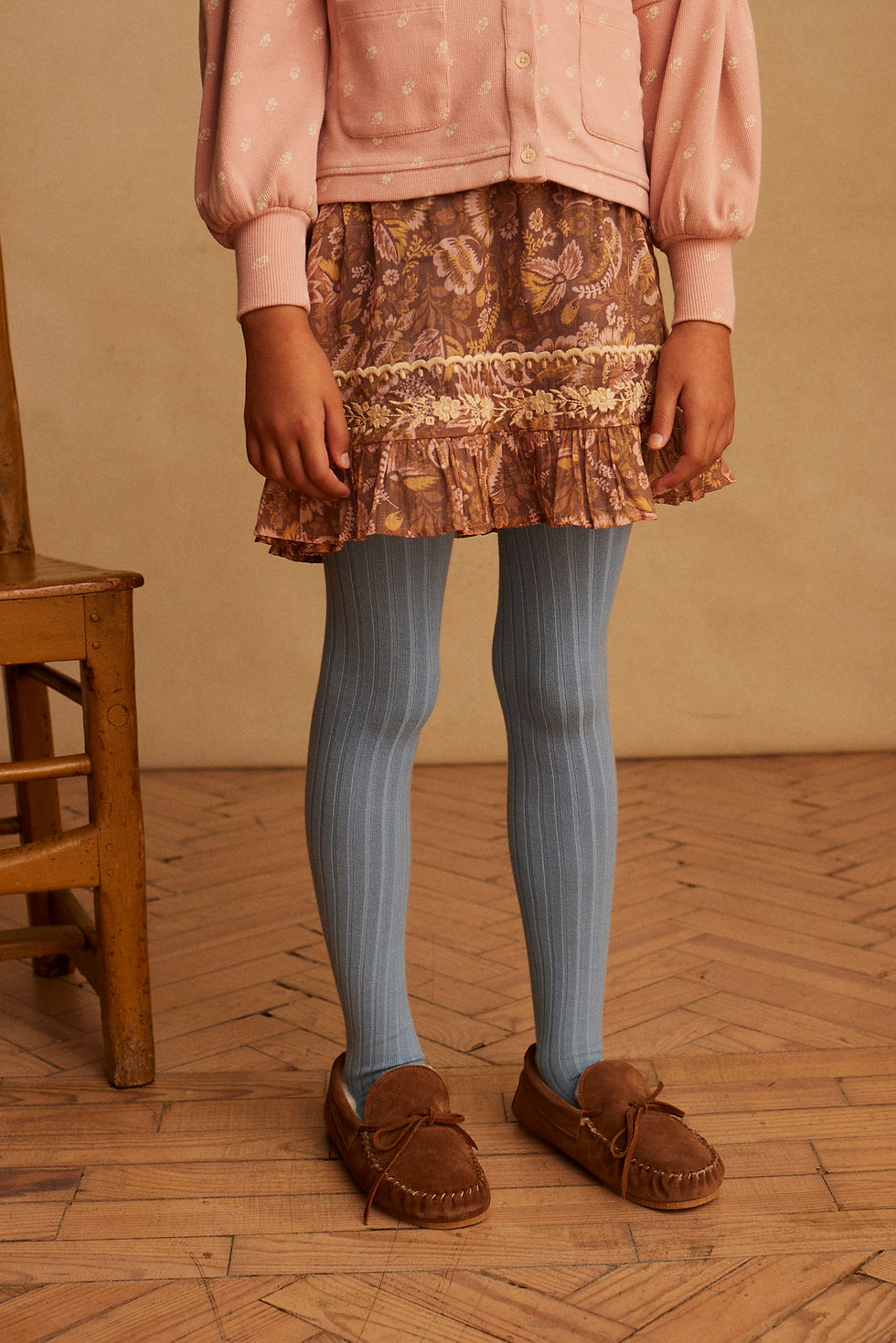 Thumbnail: Veronica Organdie Skirt, Woodland Hazel - Apolina kids