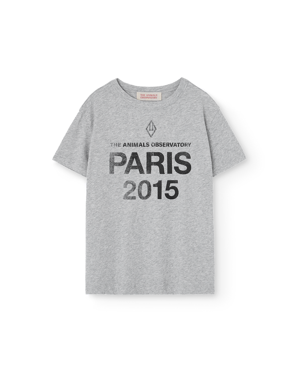 Rooster T-shirt, Grey The Animals - TAO