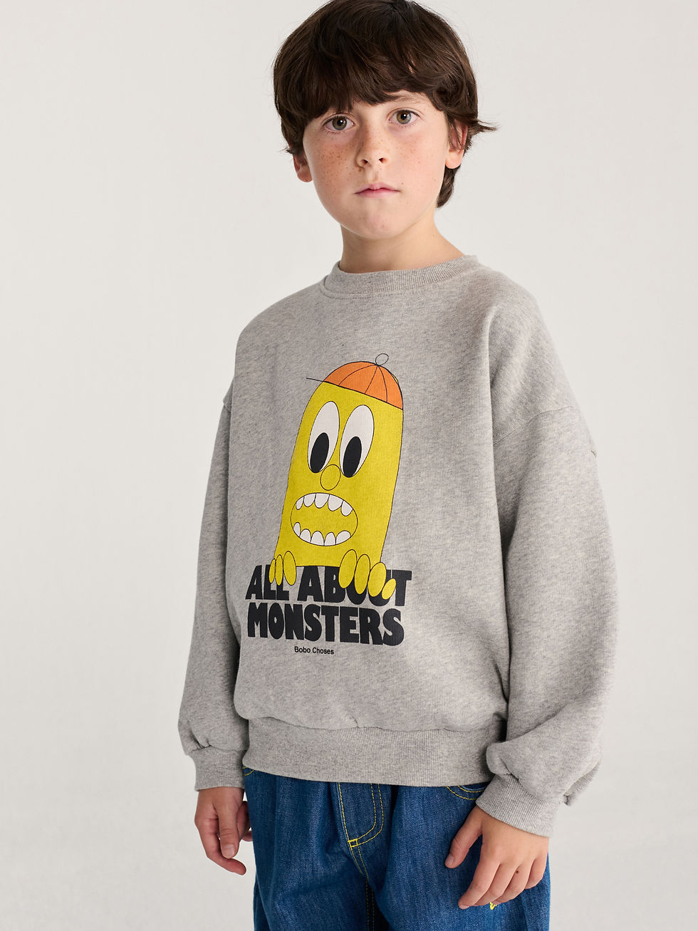 Thumbnail: Bigtooth Lemon Sweatshirt - Bobo Choses